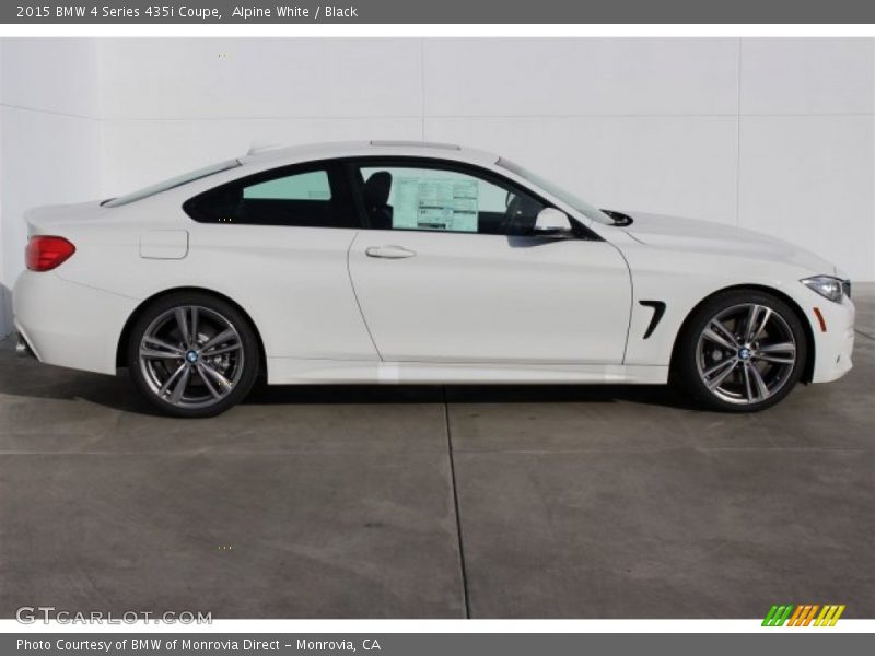 Alpine White / Black 2015 BMW 4 Series 435i Coupe