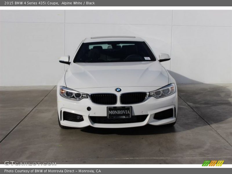 Alpine White / Black 2015 BMW 4 Series 435i Coupe