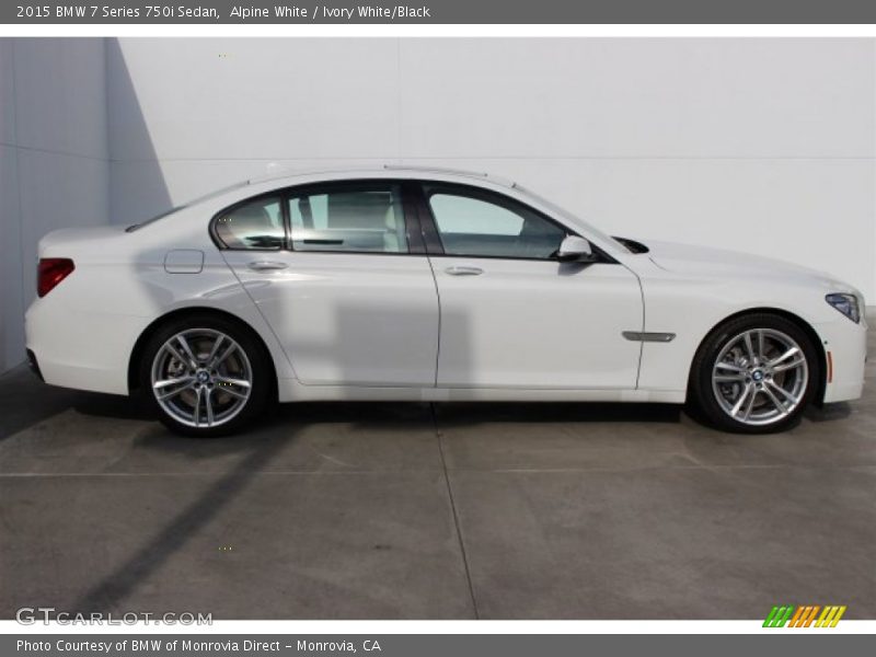 Alpine White / Ivory White/Black 2015 BMW 7 Series 750i Sedan