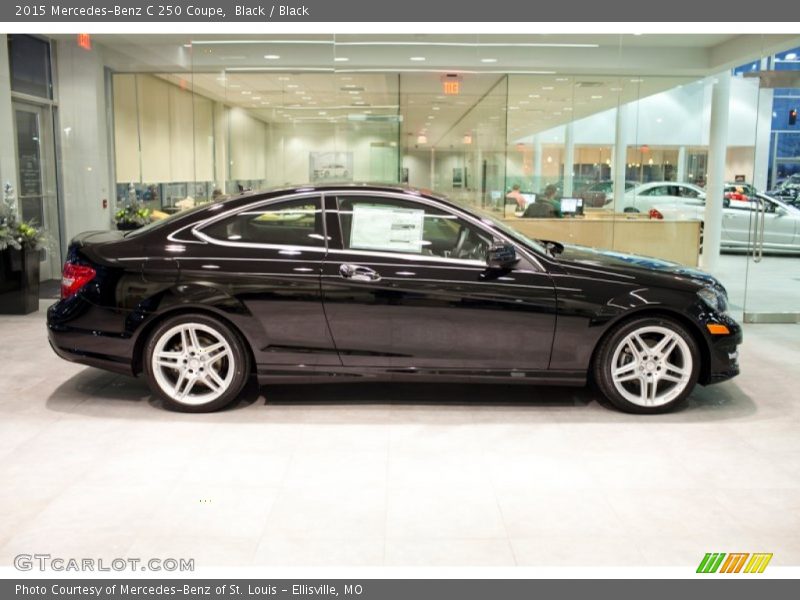 Black / Black 2015 Mercedes-Benz C 250 Coupe