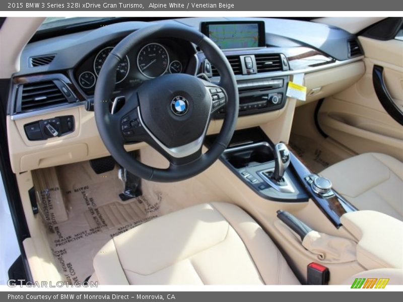  2015 3 Series 328i xDrive Gran Turismo Venetian Beige Interior