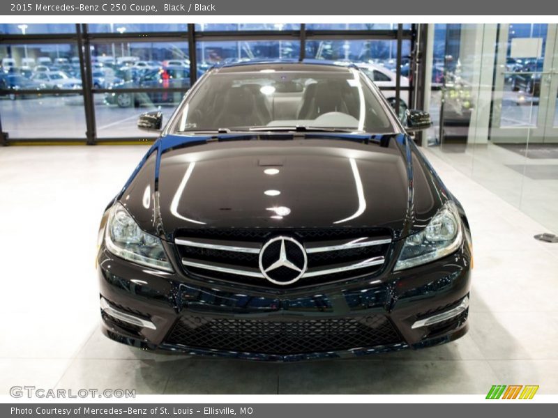 Black / Black 2015 Mercedes-Benz C 250 Coupe