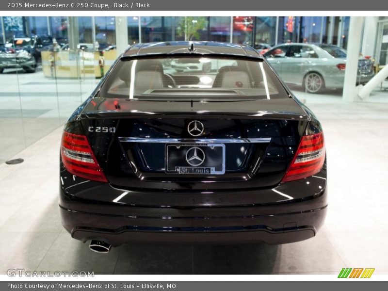 Black / Black 2015 Mercedes-Benz C 250 Coupe
