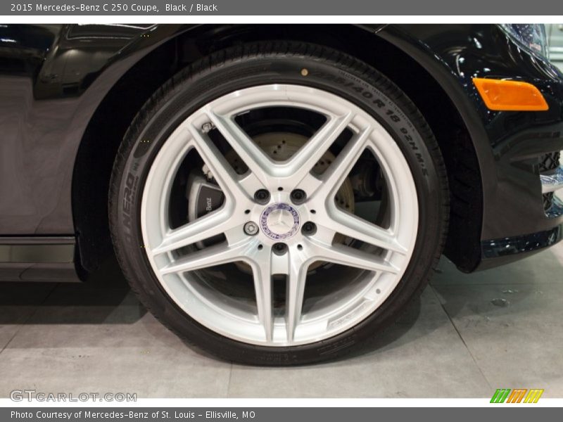 Black / Black 2015 Mercedes-Benz C 250 Coupe