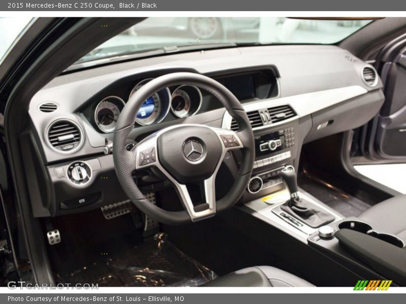 Black / Black 2015 Mercedes-Benz C 250 Coupe