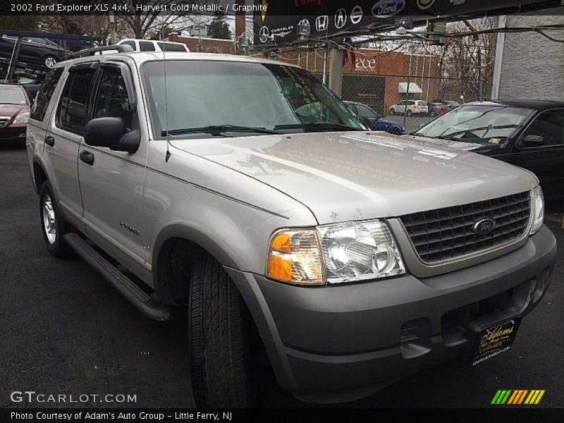 Harvest Gold Metallic / Graphite 2002 Ford Explorer XLS 4x4