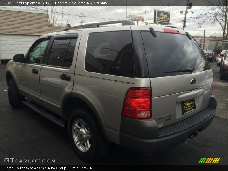 Harvest Gold Metallic / Graphite 2002 Ford Explorer XLS 4x4