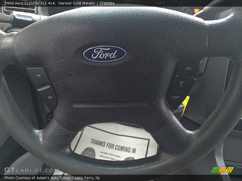 Harvest Gold Metallic / Graphite 2002 Ford Explorer XLS 4x4