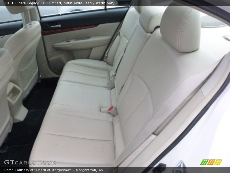 Satin White Pearl / Warm Ivory 2011 Subaru Legacy 3.6R Limited