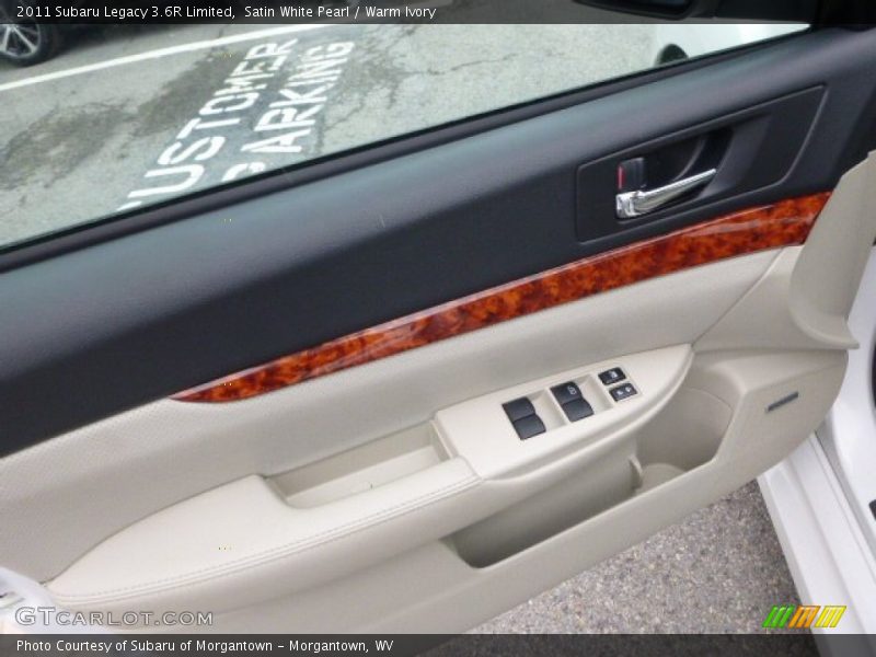 Satin White Pearl / Warm Ivory 2011 Subaru Legacy 3.6R Limited