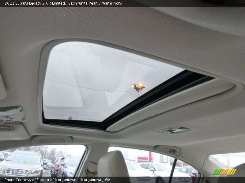 Satin White Pearl / Warm Ivory 2011 Subaru Legacy 3.6R Limited