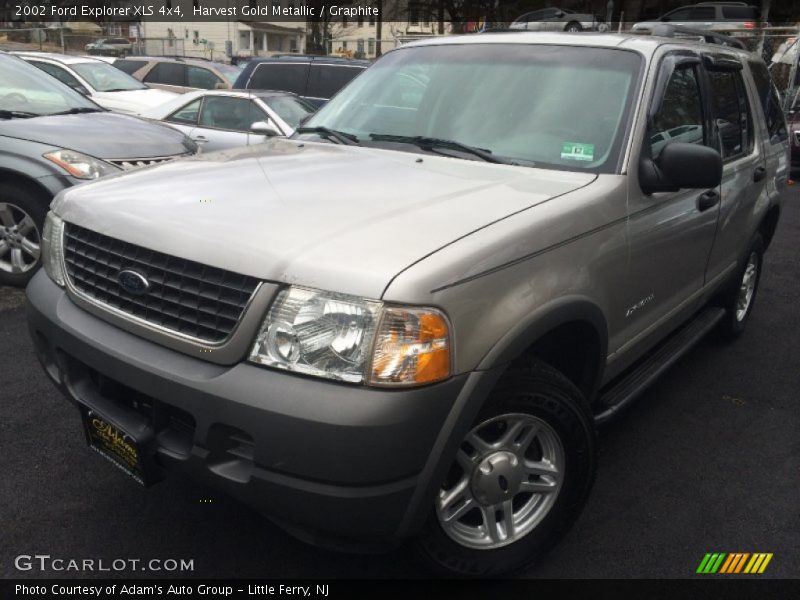 Harvest Gold Metallic / Graphite 2002 Ford Explorer XLS 4x4