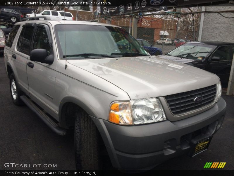 Harvest Gold Metallic / Graphite 2002 Ford Explorer XLS 4x4