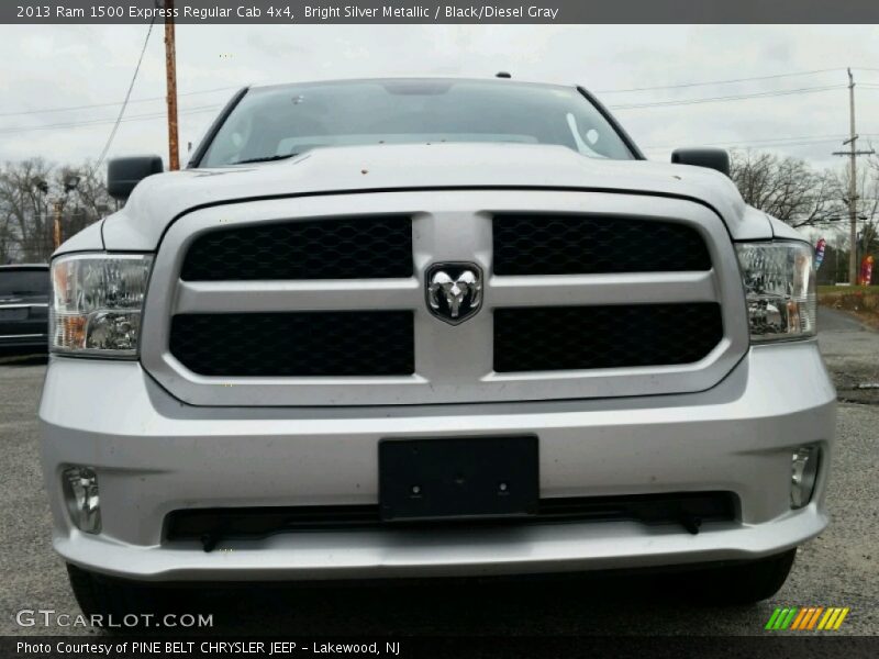 Bright Silver Metallic / Black/Diesel Gray 2013 Ram 1500 Express Regular Cab 4x4