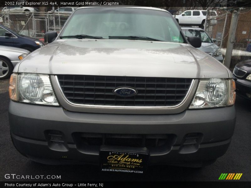 Harvest Gold Metallic / Graphite 2002 Ford Explorer XLS 4x4
