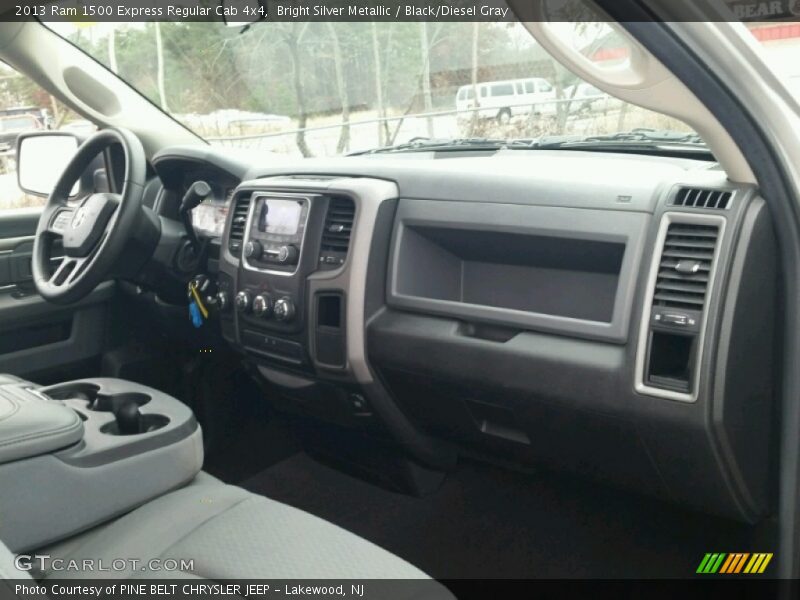 Bright Silver Metallic / Black/Diesel Gray 2013 Ram 1500 Express Regular Cab 4x4