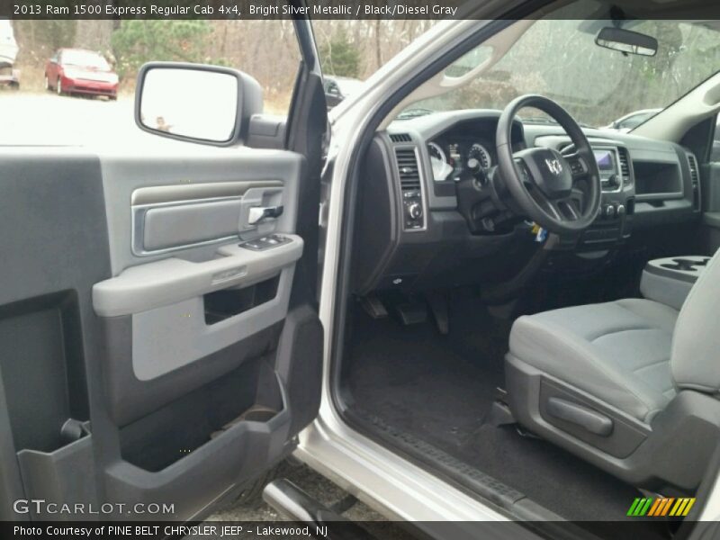 Bright Silver Metallic / Black/Diesel Gray 2013 Ram 1500 Express Regular Cab 4x4
