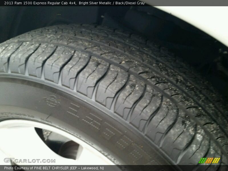 Bright Silver Metallic / Black/Diesel Gray 2013 Ram 1500 Express Regular Cab 4x4