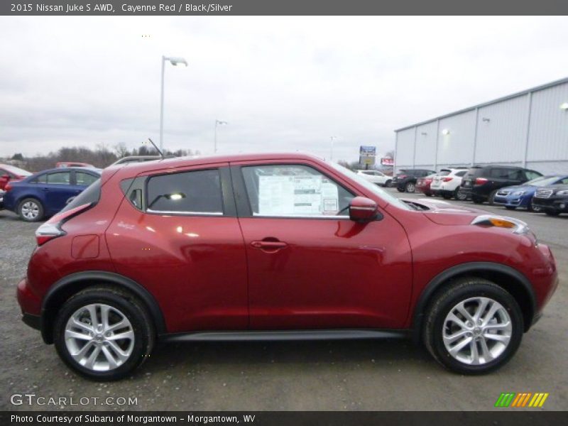 Cayenne Red / Black/Silver 2015 Nissan Juke S AWD