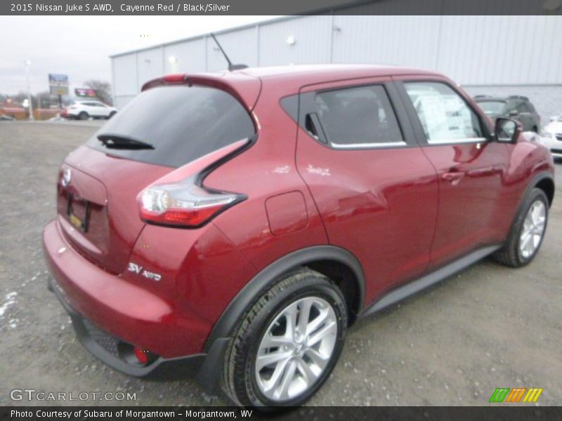 Cayenne Red / Black/Silver 2015 Nissan Juke S AWD