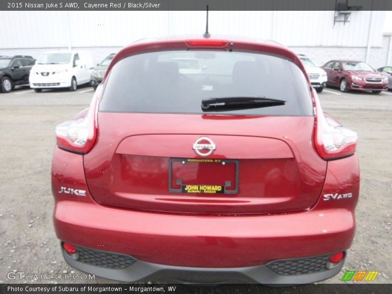 Cayenne Red / Black/Silver 2015 Nissan Juke S AWD
