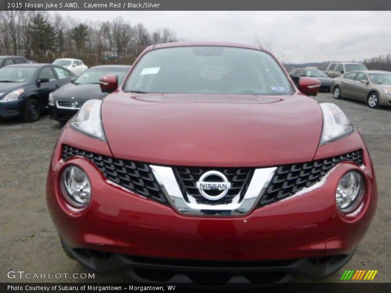 Cayenne Red / Black/Silver 2015 Nissan Juke S AWD