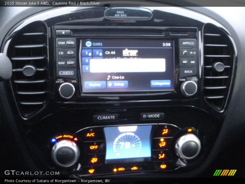 Cayenne Red / Black/Silver 2015 Nissan Juke S AWD