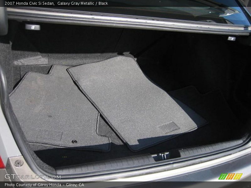 Galaxy Gray Metallic / Black 2007 Honda Civic Si Sedan