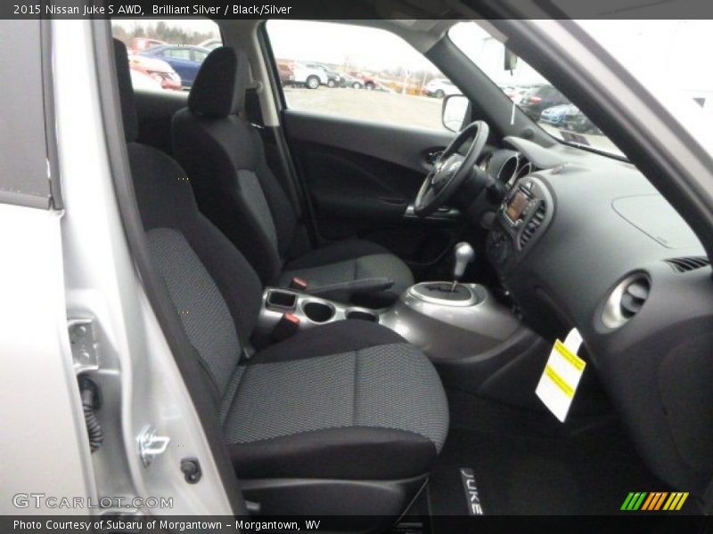 Brilliant Silver / Black/Silver 2015 Nissan Juke S AWD