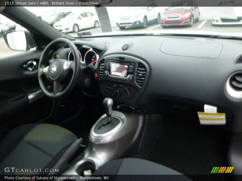Brilliant Silver / Black/Silver 2015 Nissan Juke S AWD