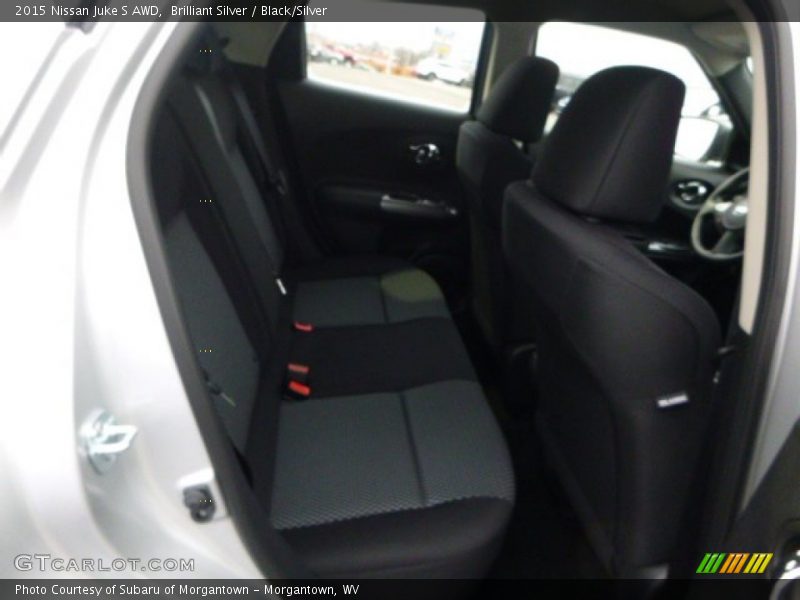 Brilliant Silver / Black/Silver 2015 Nissan Juke S AWD
