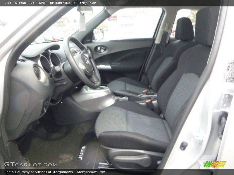 Brilliant Silver / Black/Silver 2015 Nissan Juke S AWD