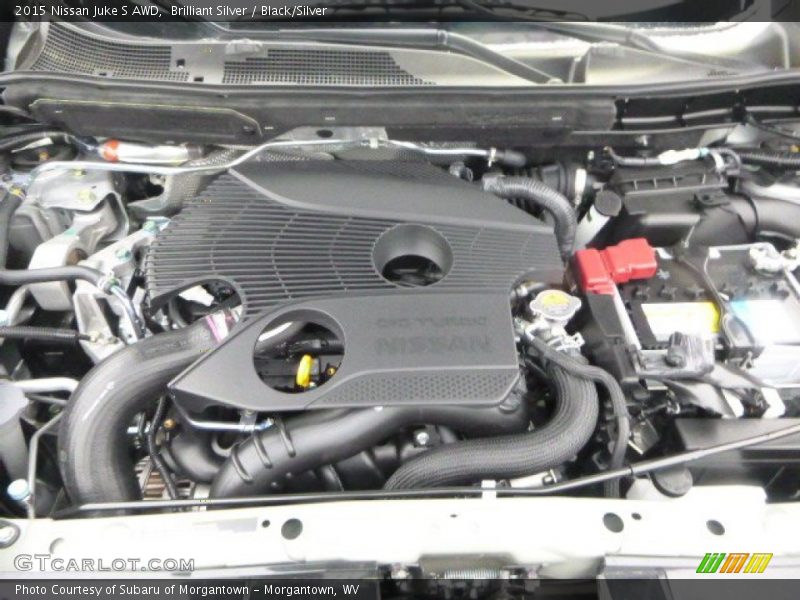 Brilliant Silver / Black/Silver 2015 Nissan Juke S AWD