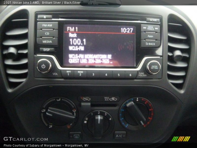 Brilliant Silver / Black/Silver 2015 Nissan Juke S AWD