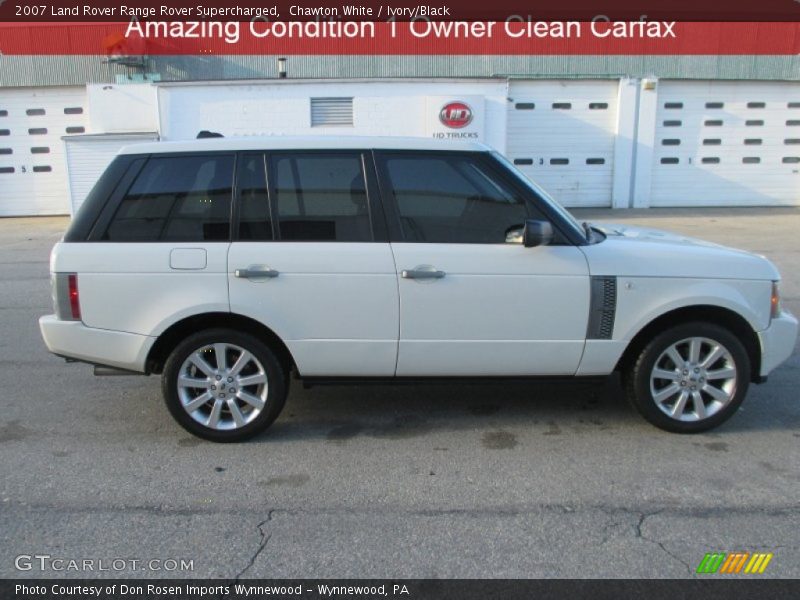 Chawton White / Ivory/Black 2007 Land Rover Range Rover Supercharged