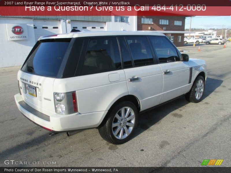 Chawton White / Ivory/Black 2007 Land Rover Range Rover Supercharged