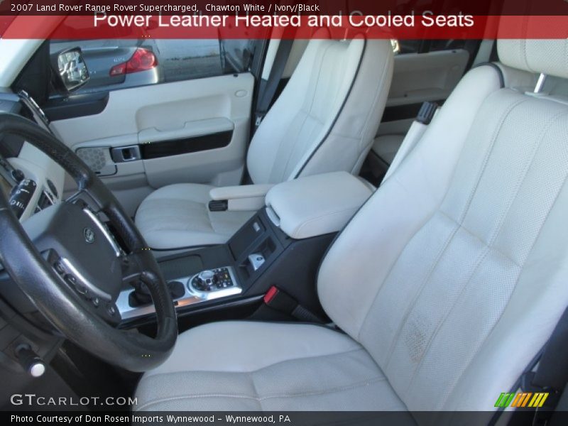 Chawton White / Ivory/Black 2007 Land Rover Range Rover Supercharged