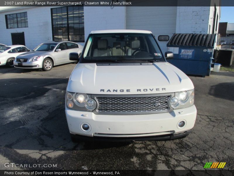 Chawton White / Ivory/Black 2007 Land Rover Range Rover Supercharged