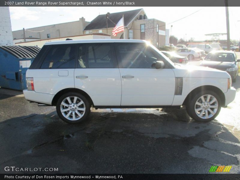Chawton White / Ivory/Black 2007 Land Rover Range Rover Supercharged