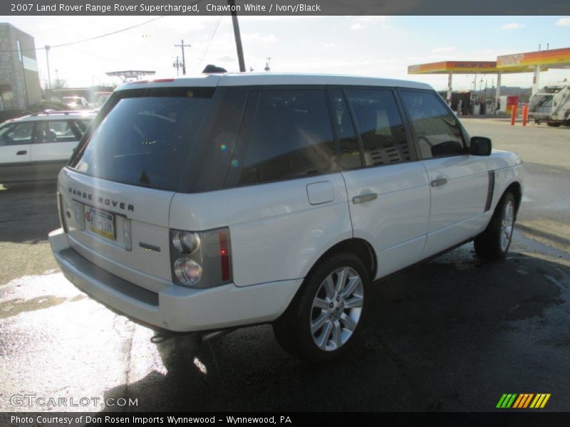 Chawton White / Ivory/Black 2007 Land Rover Range Rover Supercharged