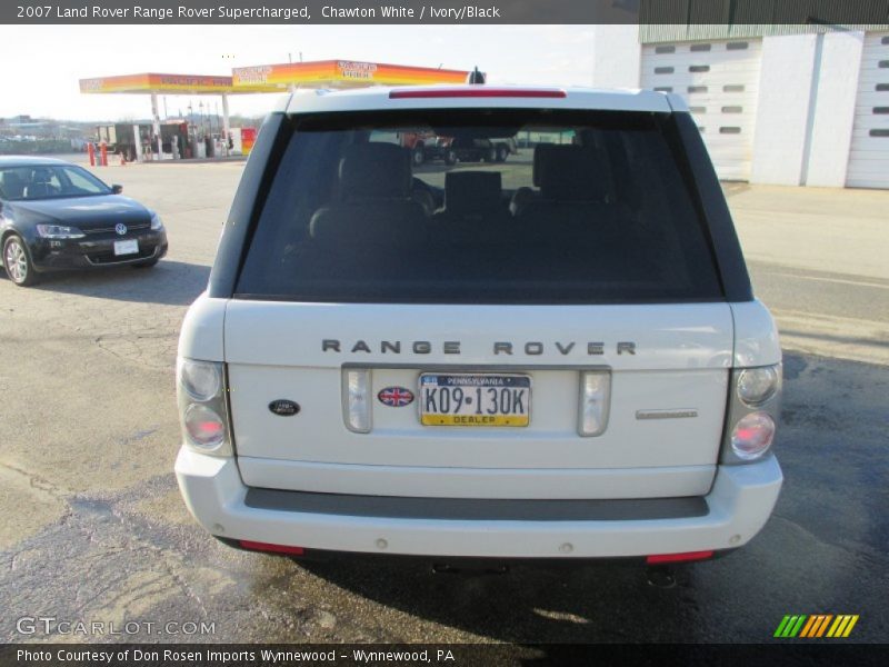 Chawton White / Ivory/Black 2007 Land Rover Range Rover Supercharged