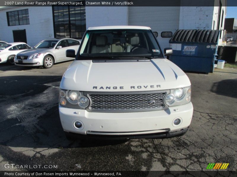 Chawton White / Ivory/Black 2007 Land Rover Range Rover Supercharged