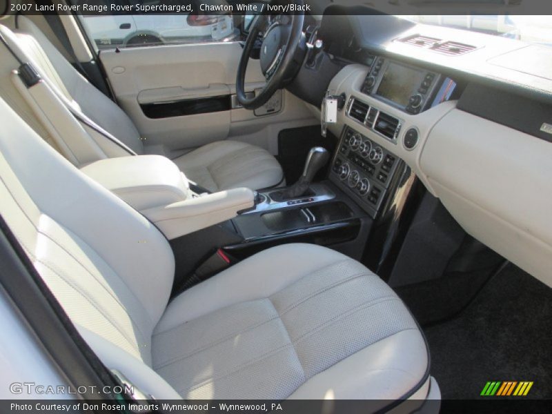Chawton White / Ivory/Black 2007 Land Rover Range Rover Supercharged