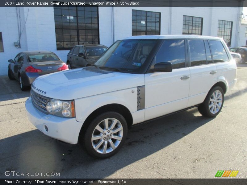 Chawton White / Ivory/Black 2007 Land Rover Range Rover Supercharged