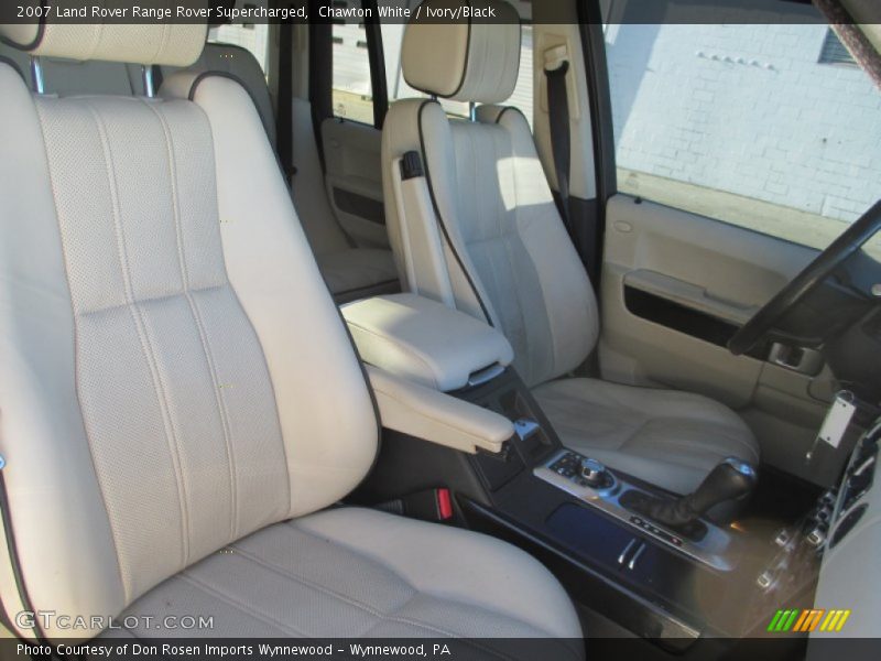 Chawton White / Ivory/Black 2007 Land Rover Range Rover Supercharged