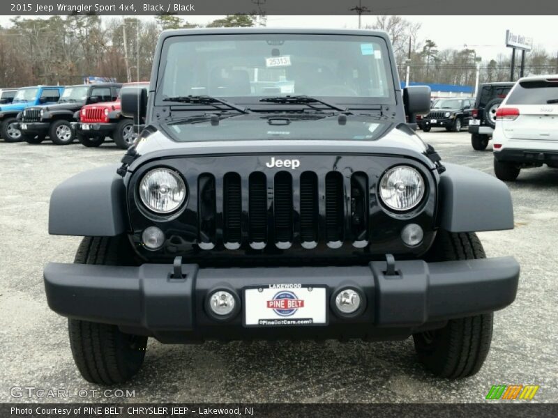 Black / Black 2015 Jeep Wrangler Sport 4x4