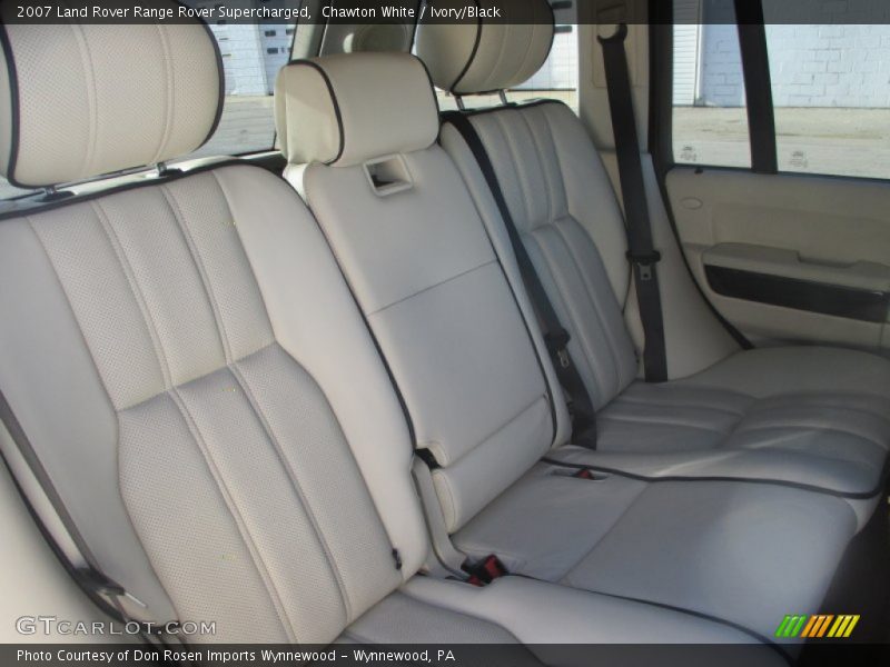 Chawton White / Ivory/Black 2007 Land Rover Range Rover Supercharged