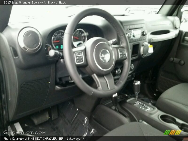 Black / Black 2015 Jeep Wrangler Sport 4x4