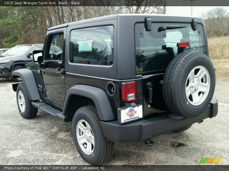 Black / Black 2015 Jeep Wrangler Sport 4x4