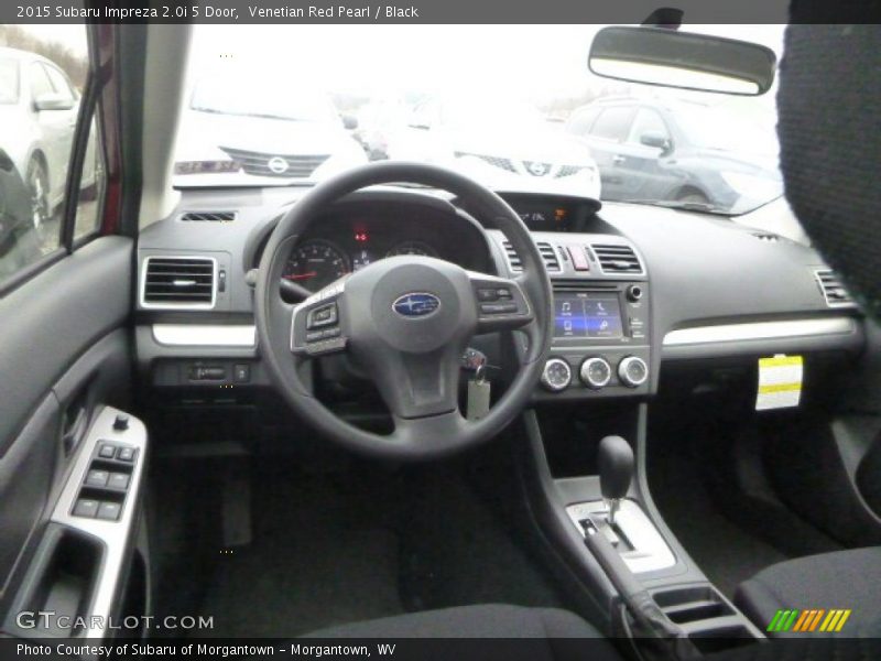 Venetian Red Pearl / Black 2015 Subaru Impreza 2.0i 5 Door